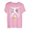 Schwangerschaftsankündigung für Papa Shirt Schwangere Skelett T-Shirt