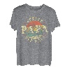 Herren Vintage Bester Papa der Welt Vatertag Vater T-Shirt