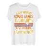 A Day Without Board Games Funny Brettspiel Humor T-Shirt