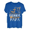 Bauarbeiter Lustig - Mein Held Fährt Bagger Papa Kinder T-Shirt