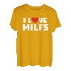 I Love Heart Milfs And Mature, sexy Frauen T-Shirt