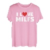 I Love Heart Milfs And Mature, sexy Frauen T-Shirt