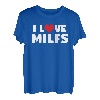 I Love Heart Milfs And Mature, sexy Frauen T-Shirt