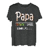 Herren Werdender Papa 2022 Werdender Vater 2022 - Papa 2022 loading T-Shirt