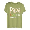 Herren Werdender Papa 2022 Werdender Vater 2022 - Papa 2022 loading T-Shirt