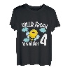 Kinder Süße Biene Geburtstagshirt Frech & Endlich 4 Jahre Mädchen T-Shirt