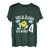 Kinder Süße Biene Geburtstagshirt Frech & Endlich 4 Jahre Mädchen T-Shirt