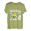 Kinder Süße Biene Geburtstagshirt Frech & Endlich 4 Jahre Mädchen T-Shirt
