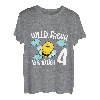 Kinder Süße Biene Geburtstagshirt Frech & Endlich 4 Jahre Mädchen T-Shirt