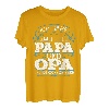 Herren Ich Habe Zwei Titel Papa und Opa Vatertag Stiefpapa T-Shirt