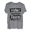 Vater Tochter Team #untrennbareverbindung Familie T-Shirt