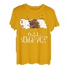 Schottisches Hochlandrind Kuh Offizielles Schlafshirt T-Shirt