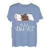 Schottisches Hochlandrind Kuh Offizielles Schlafshirt T-Shirt