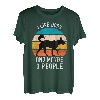 I Like Dogs And Maybe 3 People Vintage Retro Hund T-Shirt