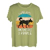 I Like Dogs And Maybe 3 People Vintage Retro Hund T-Shirt