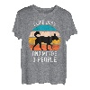 I Like Dogs And Maybe 3 People Vintage Retro Hund T-Shirt
