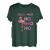 Weihnachten Wintersaison Urlaub Flamingo Ho Ho Weihnachts T-Shirt