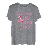 Weihnachten Wintersaison Urlaub Flamingo Ho Ho Weihnachts T-Shirt