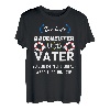Herren Bademeister Vater Schwimmbad Rettungsschwimmer Papa Spruch T-Shirt