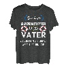 Herren Bademeister Vater Schwimmbad Rettungsschwimmer Papa Spruch T-Shirt