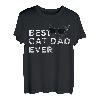 Katzen Papa Best Cat Dad Ever Vater Vatertag Lustig Geschenk T-Shirt