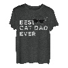 Katzen Papa Best Cat Dad Ever Vater Vatertag Lustig Geschenk T-Shirt