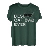 Katzen Papa Best Cat Dad Ever Vater Vatertag Lustig Geschenk T-Shirt