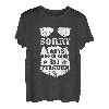 Herren Sorry Ladys Dieser Bart ist Vergeben Fun Valentinstag Spruch T-Shirt