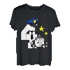 Lustige Polizei, 4 Jahre alt, niedlicher Polizei-Autoliebhaber, 4. Geburtstag T-Shirt