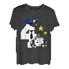 Lustige Polizei, 4 Jahre alt, niedlicher Polizei-Autoliebhaber, 4. Geburtstag T-Shirt