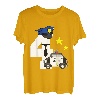 Lustige Polizei, 4 Jahre alt, niedlicher Polizei-Autoliebhaber, 4. Geburtstag T-Shirt