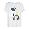 Lustige Polizei, 4 Jahre alt, niedlicher Polizei-Autoliebhaber, 4. Geburtstag T-Shirt