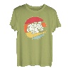 Rasen Mähen Aufsitzmäher Rasentraktor Rasenmäher Retro T-Shirt