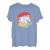 Rasen Mähen Aufsitzmäher Rasentraktor Rasenmäher Retro T-Shirt