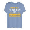 Herren I Keep All My Dad Jokes In A Database Programmer Dad Jokes T-Shirt