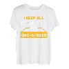 Herren I Keep All My Dad Jokes In A Database Programmer Dad Jokes T-Shirt