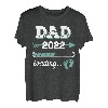 Herren Dad 2022 loading Father Daddy Dad to be Geburt Schwangerschaft T-Shirt