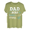 Herren Dad 2022 loading Father Daddy Dad to be Geburt Schwangerschaft T-Shirt