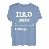 Herren Dad 2022 loading Father Daddy Dad to be Geburt Schwangerschaft T-Shirt