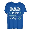 Herren Dad 2022 loading Father Daddy Dad to be Geburt Schwangerschaft T-Shirt