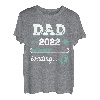 Herren Dad 2022 loading Father Daddy Dad to be Geburt Schwangerschaft T-Shirt