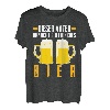 Vatertag saufen Vater frisches Bier Papa T-Shirt