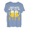 Vatertag saufen Vater frisches Bier Papa T-Shirt