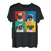 Mops Welpen Porträt Fotos Carlino für Hundeliebhaber T-Shirt