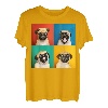 Mops Welpen Porträt Fotos Carlino für Hundeliebhaber T-Shirt