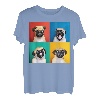 Mops Welpen Porträt Fotos Carlino für Hundeliebhaber T-Shirt