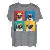 Mops Welpen Porträt Fotos Carlino für Hundeliebhaber T-Shirt