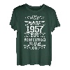 Geschenk zum 1957. Geburtstag Jahrgang 66 März Lustige T-Shirt
