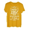 Geschenk zum 1957. Geburtstag Jahrgang 66 März Lustige T-Shirt