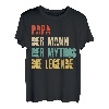 Herren Papa Mythos Legende Vater Vatertag Spruch Lustig Geschenk T-Shirt